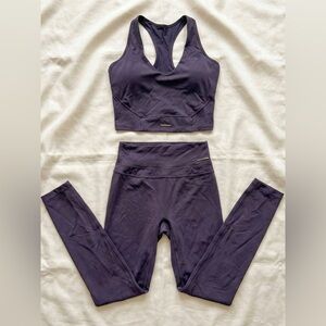Whitney Simmons x Gymshark Indigo Navy Tank Top and Leggings SET size Small